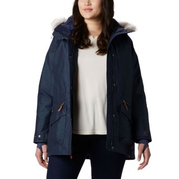 Columbia Carson Pass Interchange Plus Size, Chamarras Azul Marino Para Mujer | 147392-AFE